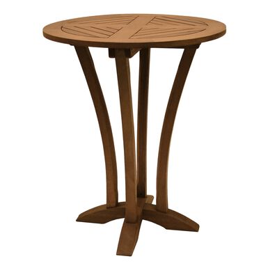 Oreton Round Eucalyptus Wood Outdoor Pub Table