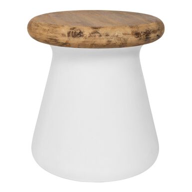 Concrete Mushroom Outdoor Side Table