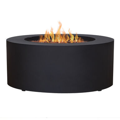 Varadero Round Steel Gas Fire Pit Table
