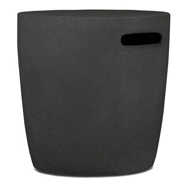 Cartagena Faux Stone Propane Tank Holder End Table