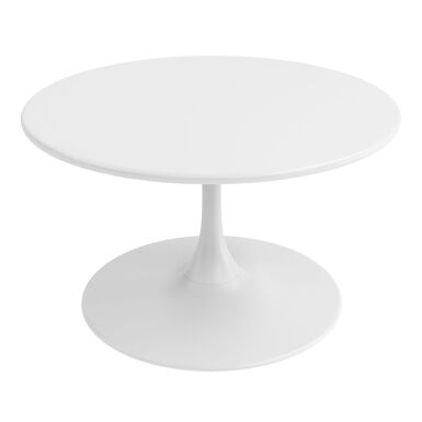 Irwin Round Steel Tulip Outdoor Coffee Table