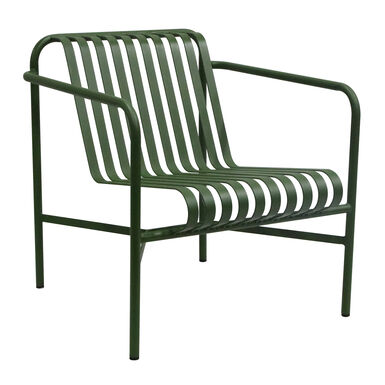 Isaiah Slatted Steel Outdoor Chair