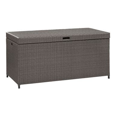 Pinamar Gray All Weather Wicker Outdoor Storage Chest