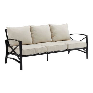 Araceli Bronze Metal Outdoor Couch