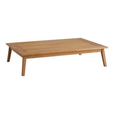 Somers Natural Teak Outdoor Coffee Table