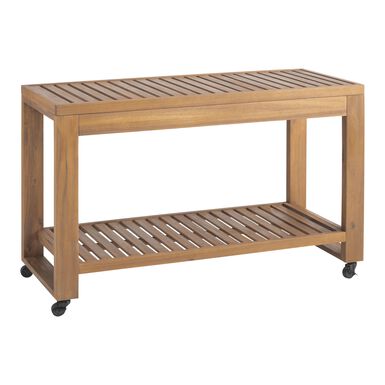 Calero Natural Teak Wood Outdoor Island