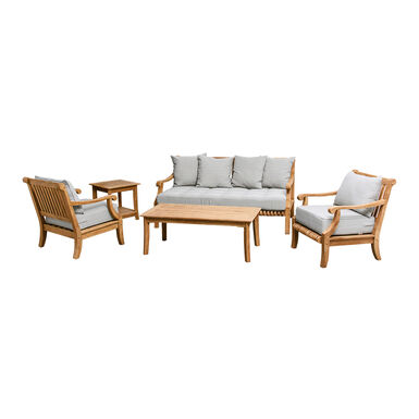 Vero Teak Wood 5 Piece Outdoor Furniture Set