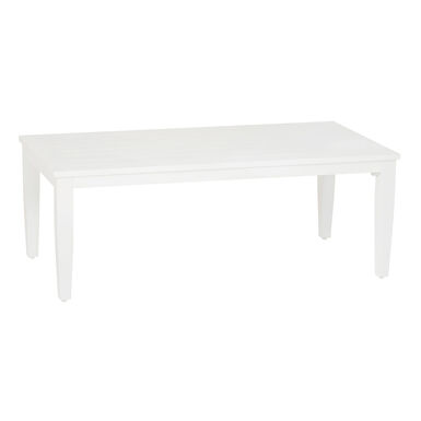 Pacey White Metal Outdoor Coffee Table