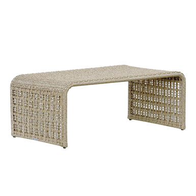 Arise Natural Rope Waterfall Outdoor Coffee Table