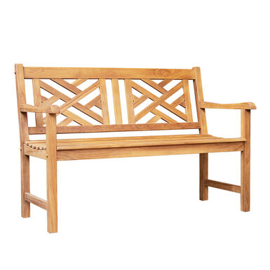 Bender Teak Wood Outdoor Bench