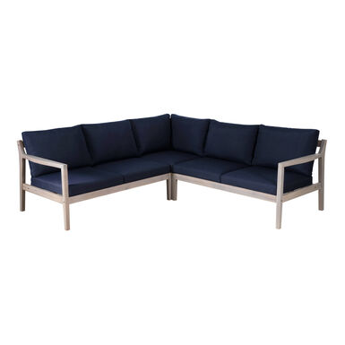 Lalani Acacia Wood 3 Piece Outdoor Sectional Sofa