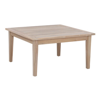 Lalani Square Natural Slatted Acacia Wood Outdoor Coffee Table