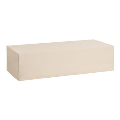 Large Tan Universal Outdoor Coffee Table Cover